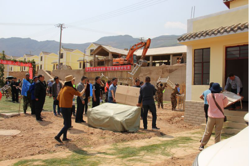 县局圆满完成乌东德镇“和谐新村”移民搬迁入住仪式安保工作468