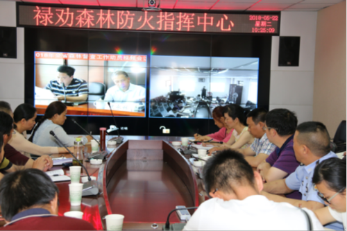 县林业局首次通过专网视频参加2018年全省深化森林督查工作动员会议 简报345期35