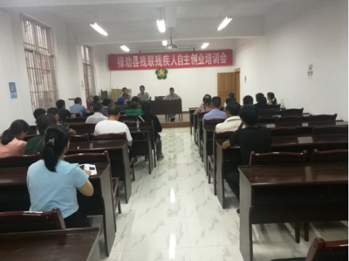 禄劝县残疾人自主创业培训会简报20