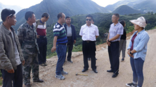 中屏镇信息第155期——县委常委、常务副县长张大福赴中屏镇查看地质灾害隐患点35